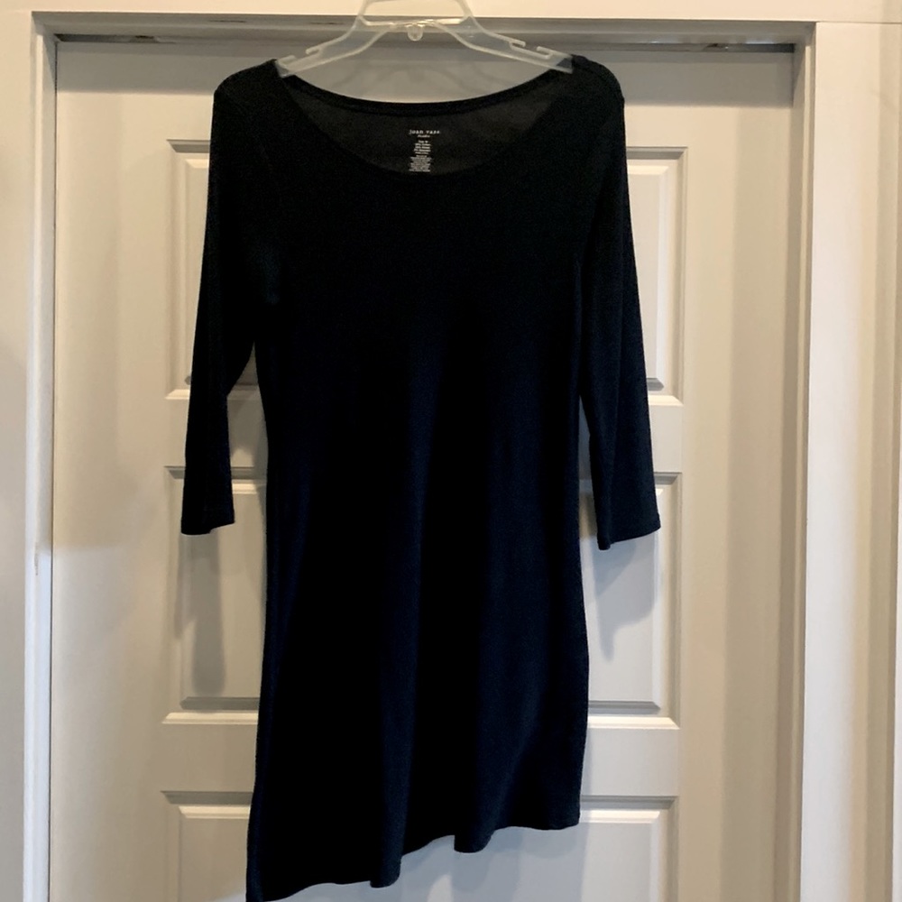 Navy Mini Dress or Tunic Over leggings